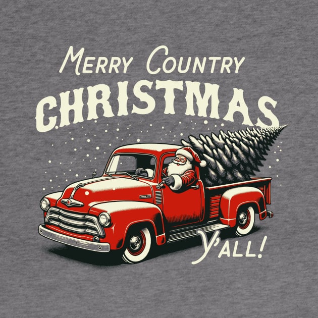 Merry Country Christmas Y'all! by APSketches